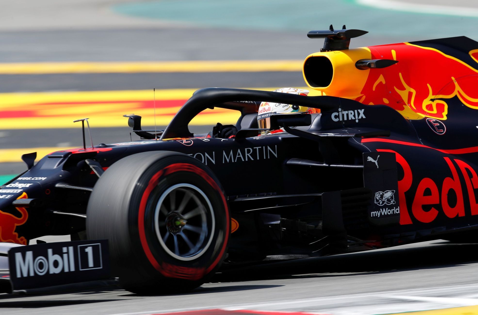 Max Verstappen v Red Bullu ve Velké ceně Španělska 2020