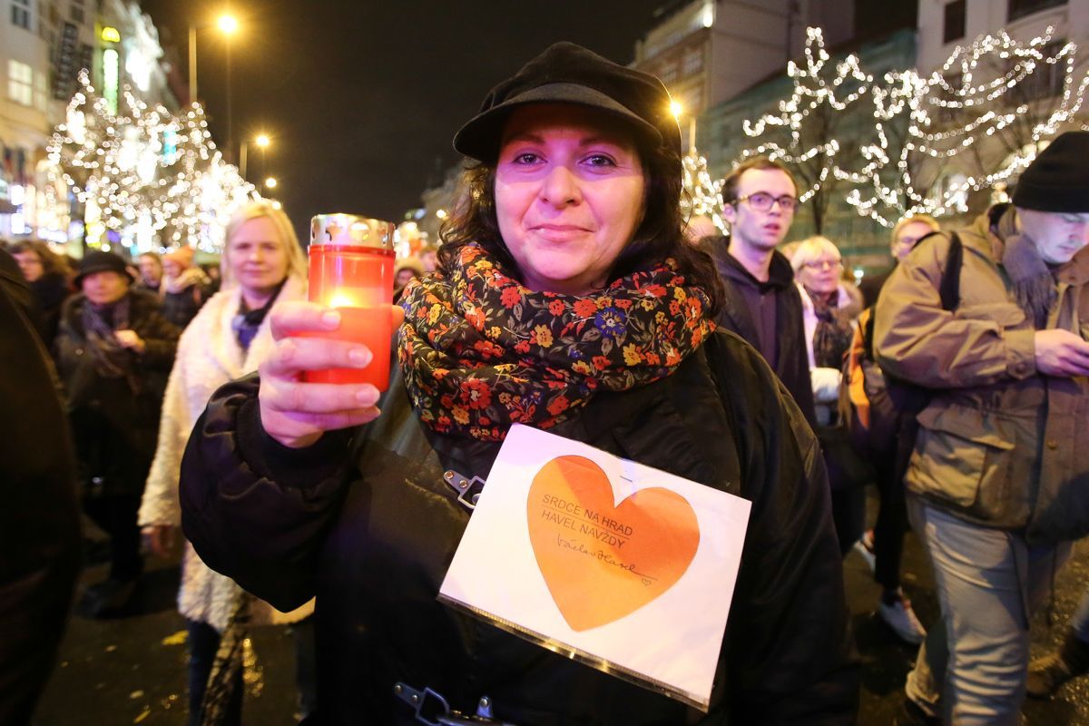 Výročí úmrtí Václava Havla 2015 Praha