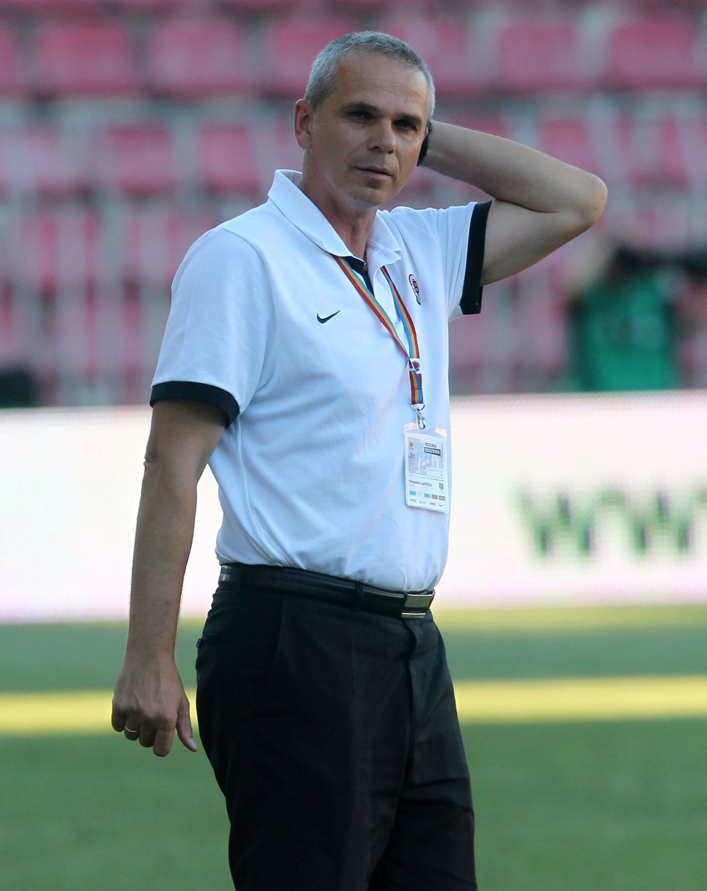Trenér Vítězslav Lavička v zápase Sparta - České Budějovice