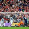 Lionel Messi dává gól z penalty v semifinále MS 2022 Argentina - Chorvatsko