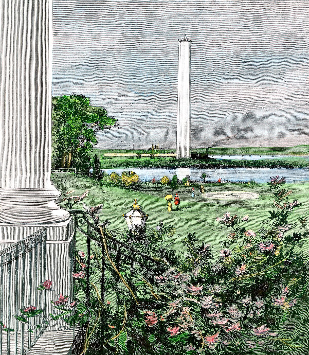 Washingtonův monument, Washington D. C., obelisk, historie, výročí, Zahraničí
