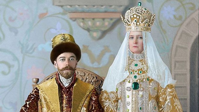 Car Mikuláš II. a carevna Alexandra Fjodorovna.