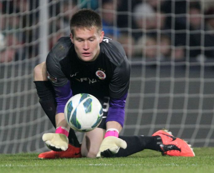 Fotbal, Sparta - Plzeň: Tomáš Vaclík