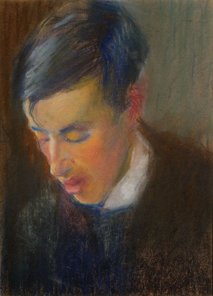 Josef Čapek: Hlava Karla Čapka, 1907