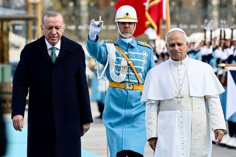 papež, Lev XIV., cesta, Turecko, Blízký východ, Erdogan