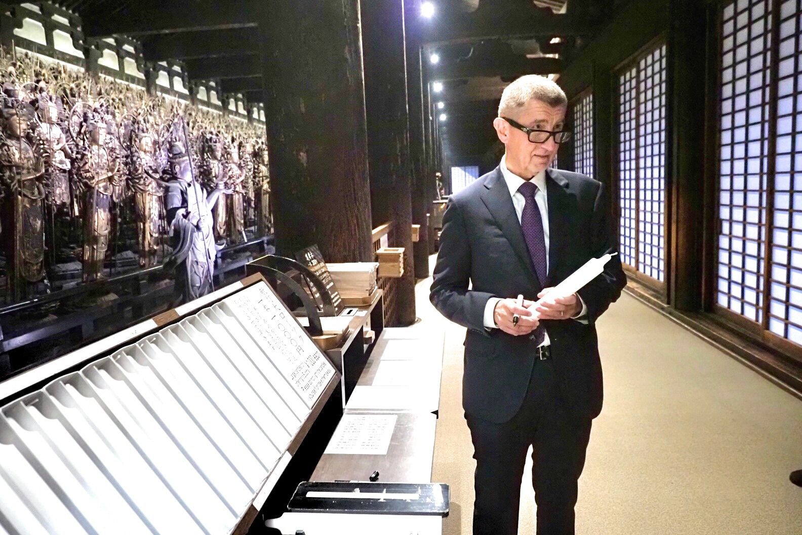 Andrej Babiš v Japonsku, říjen 2019