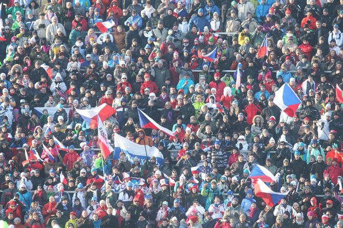 Biatlon, SP NMNM, smíšené dvojice: fanoušci