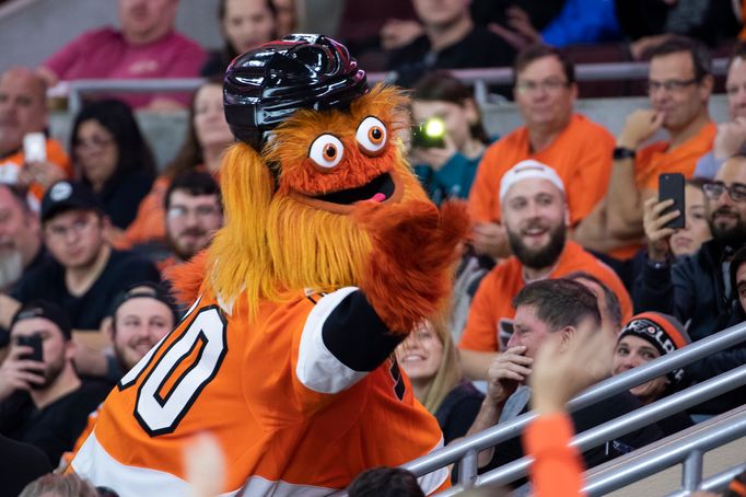 Maskot Philadelphie Gritty.