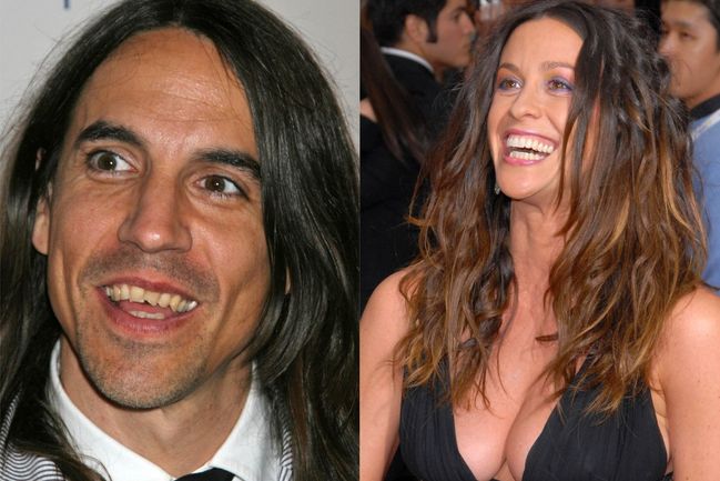 Athony Kiedis a Alanis Morissetteová