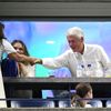 Nejlepší fotky US Open 2018: Bill Clinton v osmifinále