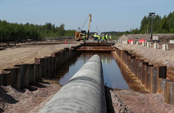 A view shows the construction site of the Nord Stream 2 gas pipeline, near the town of Kingisepp, Leningrad region, Russia, June 5, 2019. REUTERS/Anton Vaganov