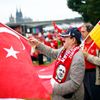 Demonstrace na podporu tureckého prezidenta Recepa Erdogana.