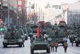 Přípravy na vojenskou přehlídku v Moskvě ke Dni vítězství. 4. 5. 2022