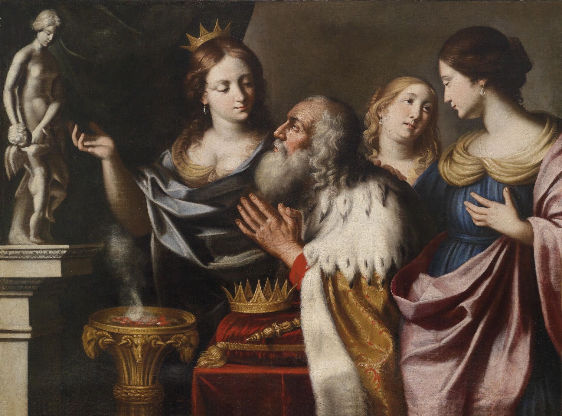 Giovanni Battista Venanzi: Manželky svádějí krále Šalomouna k modlářství