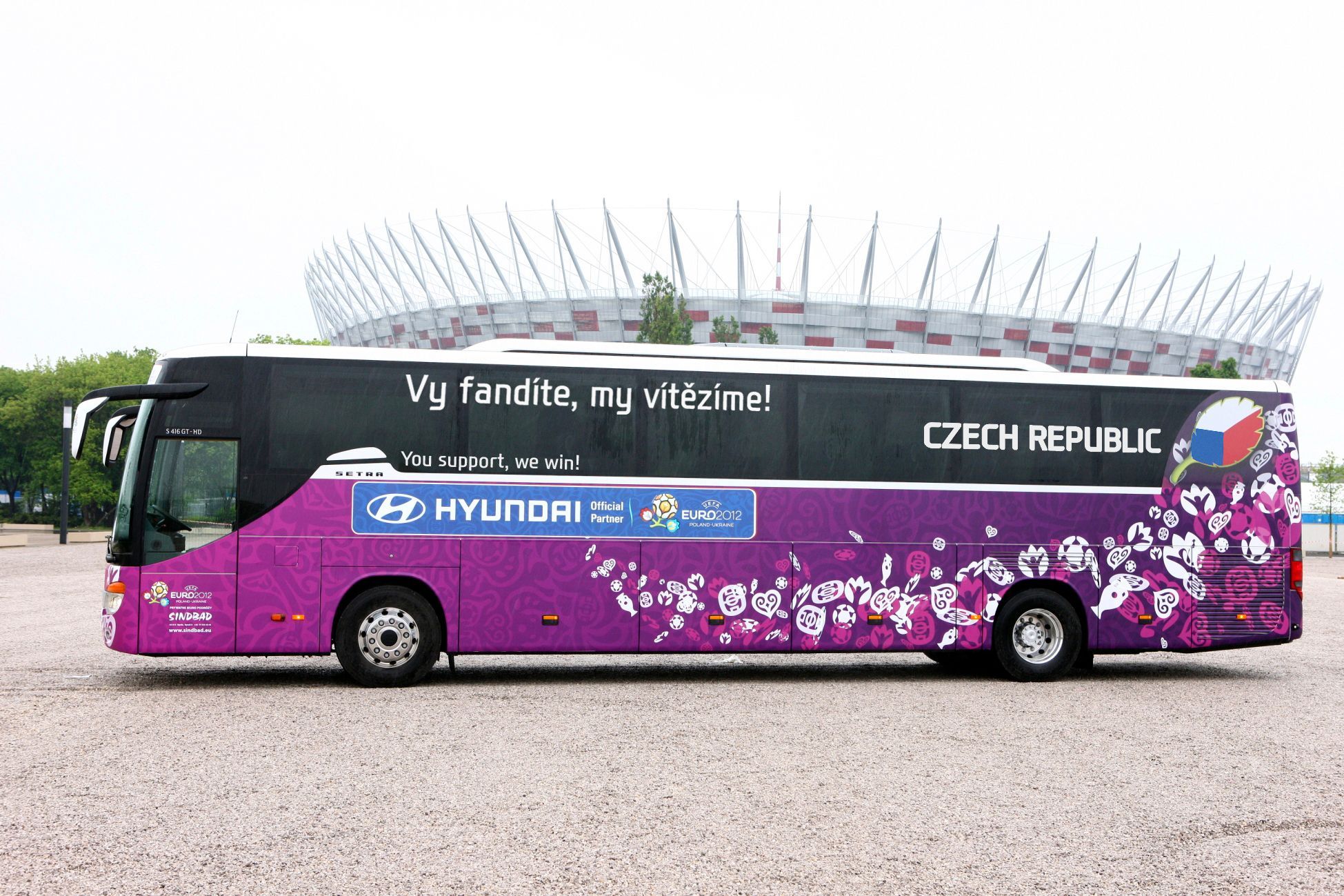 Autobus pro české fotbalisty