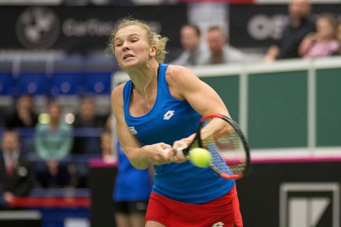 Halepová vs. Siniaková, Fed Cup, Česko - Rumunsko