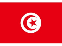 Vlajka Tuniska.