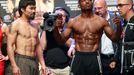 Před boxerskou show Manny Pacquiao - Timothy Bradley