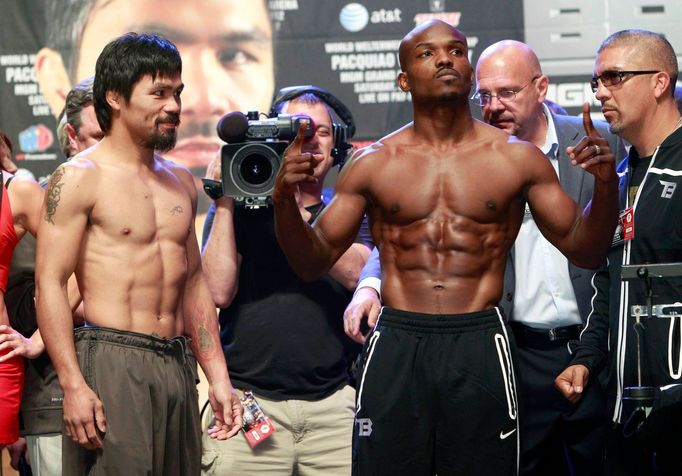 Před boxerskou show Manny Pacquiao - Timothy Bradley