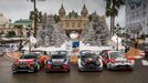 Rallye Monte Carlo 2018: Citroën C3 WRC, Hyundai i20 Coupe WRC, Ford Fiesta WRC a 	Toyota Yaris WRC