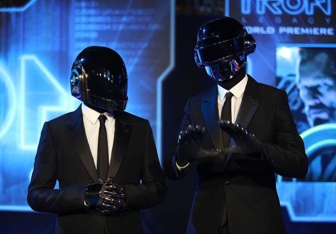 Daft Punk na premiéře filmu Tron: Legacy.