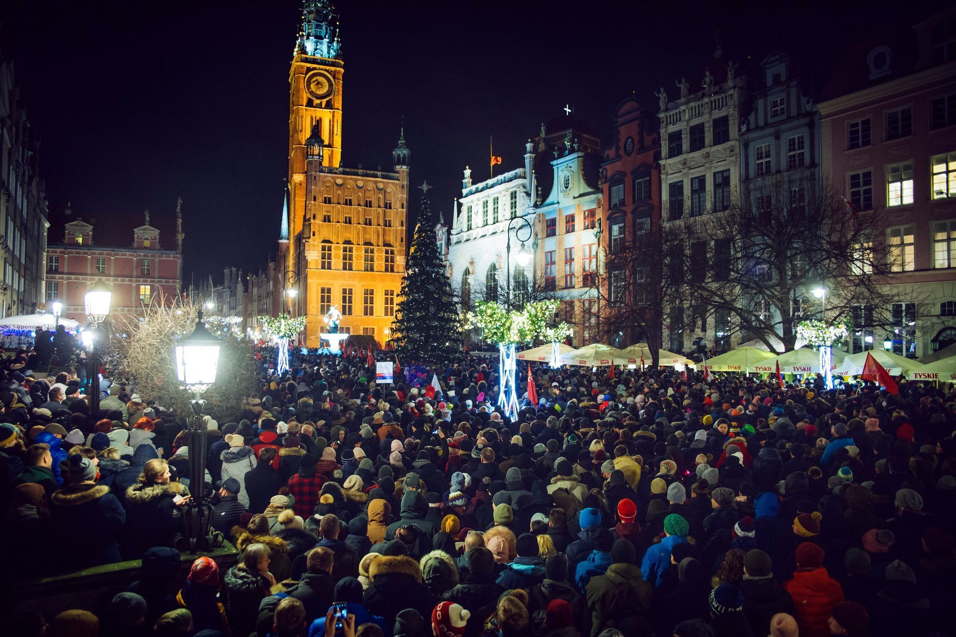 Protesty v Polsku kvůli vraždě primátora