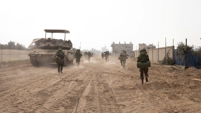 Izraelští vojáci během vojenské operace v Pásmu Gazy, ilustrační foto