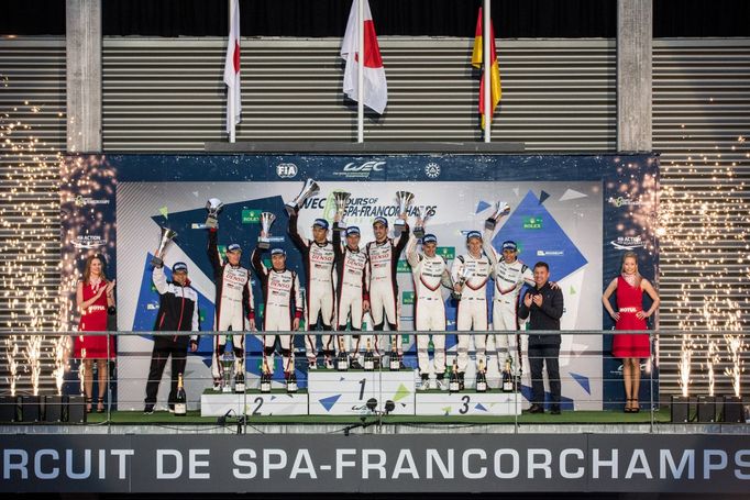 WEC, 6H Spa 2017: stupně vítězů LMP1