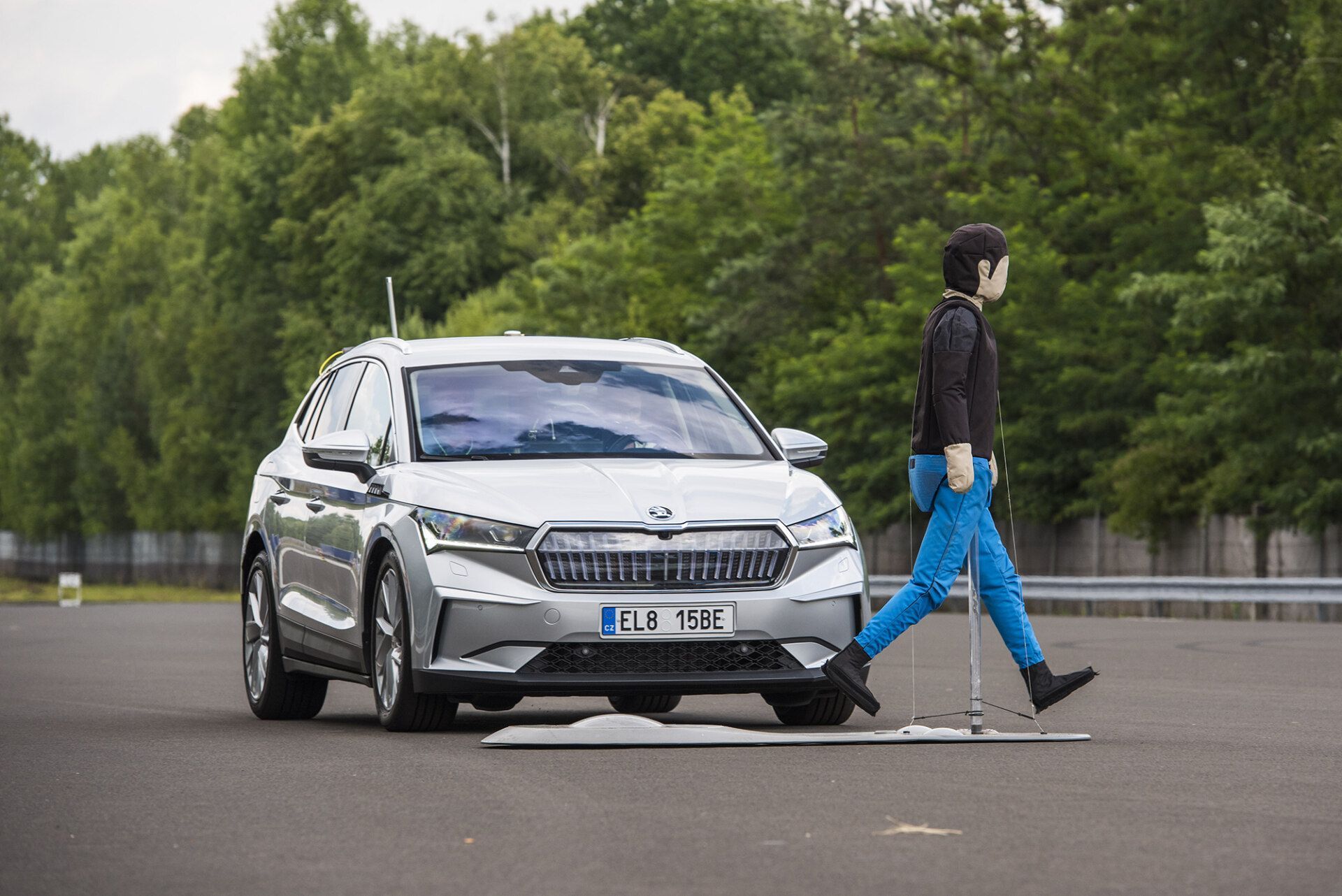 Jízdní asistenty, testování Škoda Auto 2023