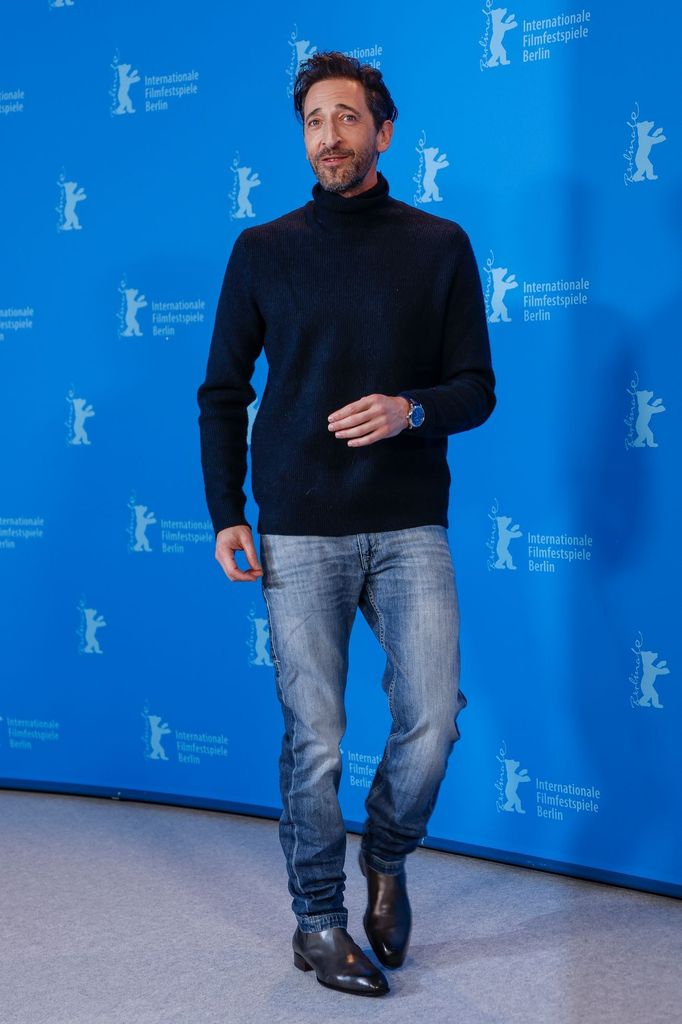 Adrien Brody na festivalu Berlinale.
