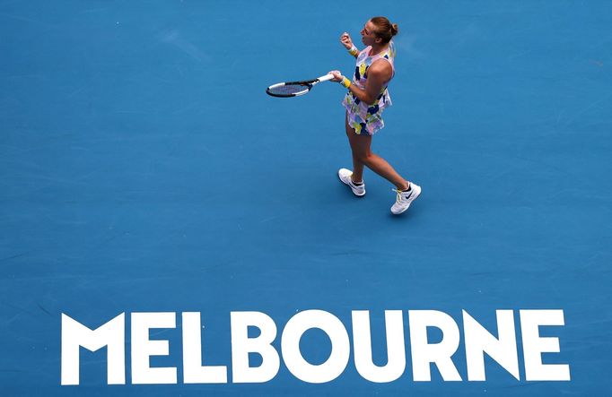 Petra Kvitová ve druhém kole Australian Open.