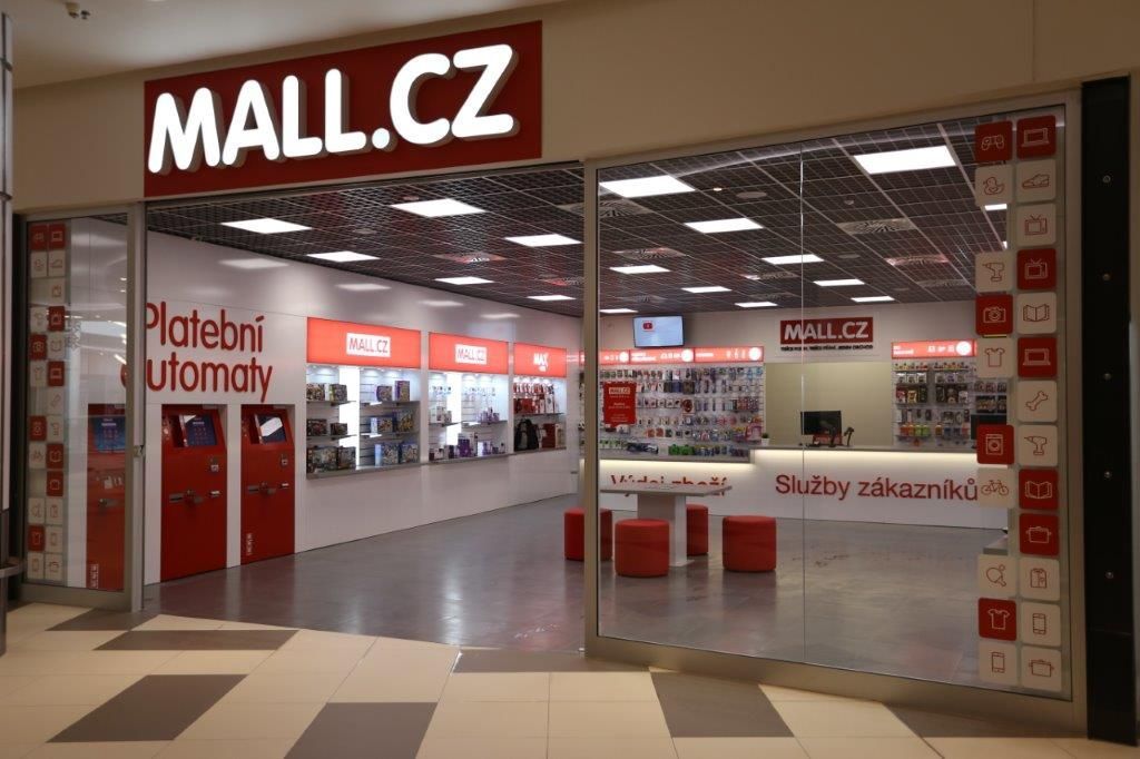 Prodejna Mall.cz.