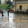 Záplavy v obci Úlice