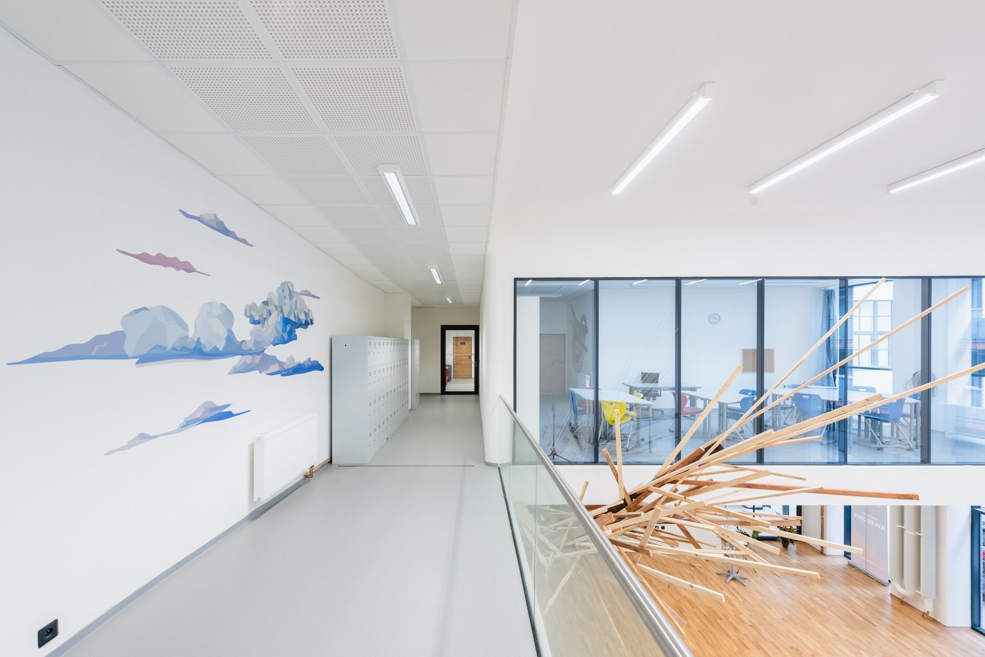 škola, sklady, Kloboučnická, rekonstrukce, Interiér roku