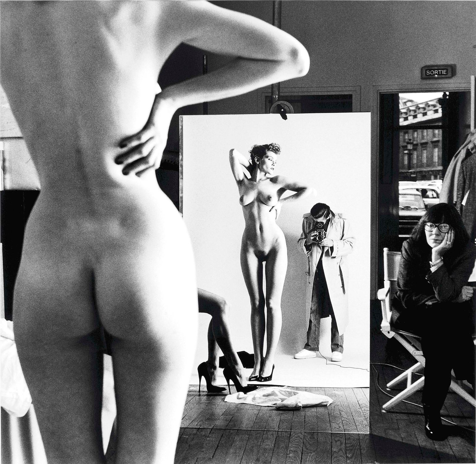 Helmut Hewton: Self-Portrait with Wife and Models