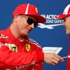 Kimi Räikkönen v kvalifikaci na VC Itálie 2018