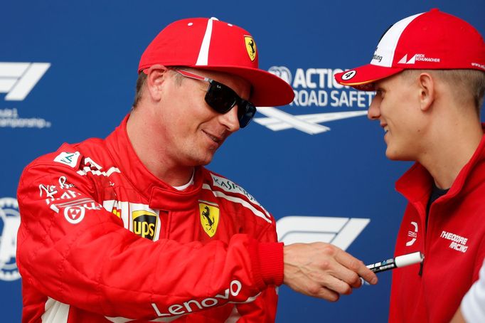 Kimi Räikkönen v kvalifikaci na VC Itálie 2018