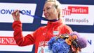 Eva Vrabcová-Nývltová s bronzem z maratonu na ME v atletice v Berlíně 2018.