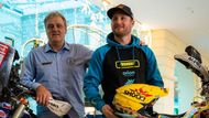Ervín Krajčovič starší a Martin Michek před Rallye Dakar 2024