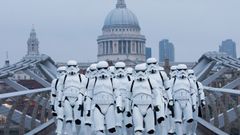 Fanoušci Star Wars v Londýně