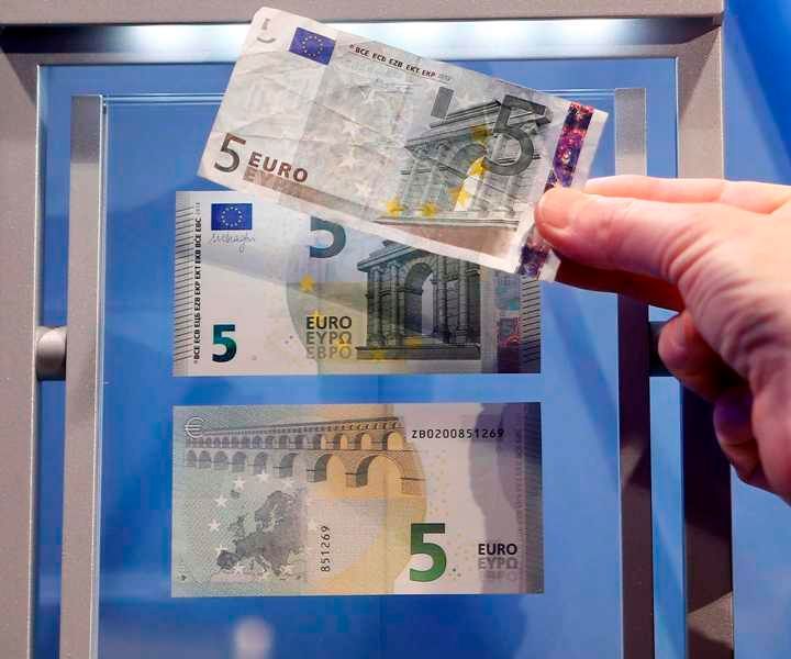 Nová bankovka 5 euro