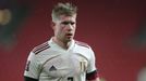 Kevin de Bruyne v zápase kvalifikace MS 2022 Česko - Belgie