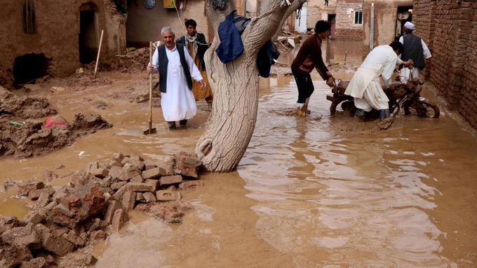 Povodně v Afghánistánu.