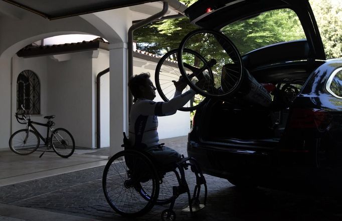 Bývalý pilot F1 Alex Zanardi se připravuje na paralympiádu v Londýně