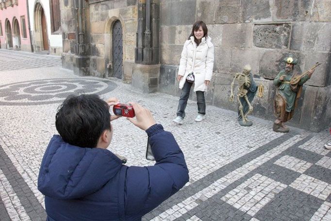 Miořádná atrakce pro ranní turisty