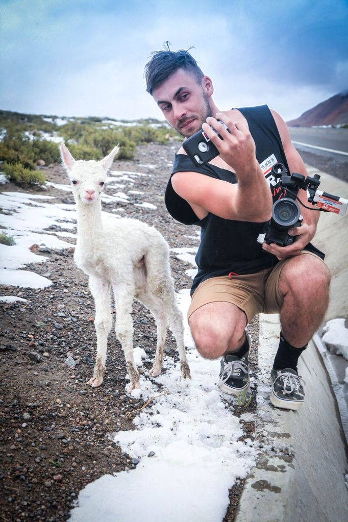 Rallye Dakar 2018: selfie s lamou