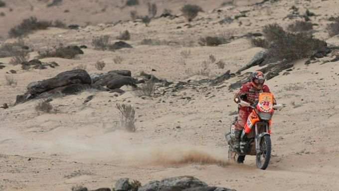 V deváté etapě zavítal Dakar do jednoho z nejnehostinnějších míst na světě - pouště Atacama