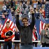 Rafael Nadal slaví titul na US Open 2013