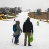 Vrchlabí - bazén, Aquacentrum Vrchlabí, a poloprázdná sjezdovka - Skiareál Kněžický vrch