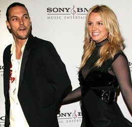 Popová hvězda Britney Spears a její manžel Kevin Federline